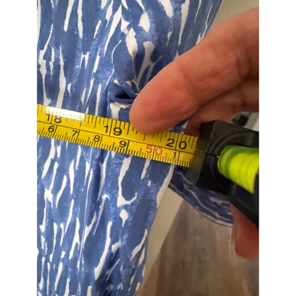 J. McLaughlin Arissa Shirtdress Collar Short Sleeve SM Tunic Casual Geometric - Picture 9 of 10